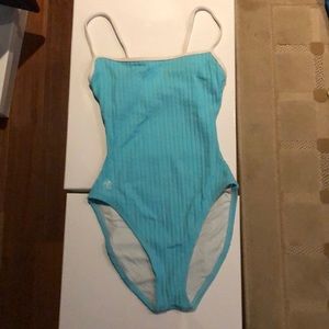 Swimming suit one piece size 8 but wears 4 or 6